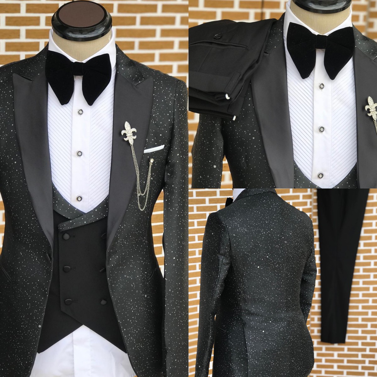 Men'S Formal Wear No Suit - Классические свадебные мужские костюмы с распылением,