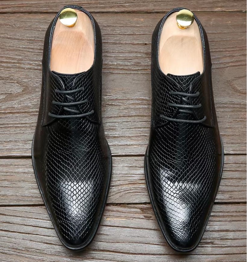 Scale - Men Formals & Ethnic Wear - Высококачественные мужские классические туфли из черной