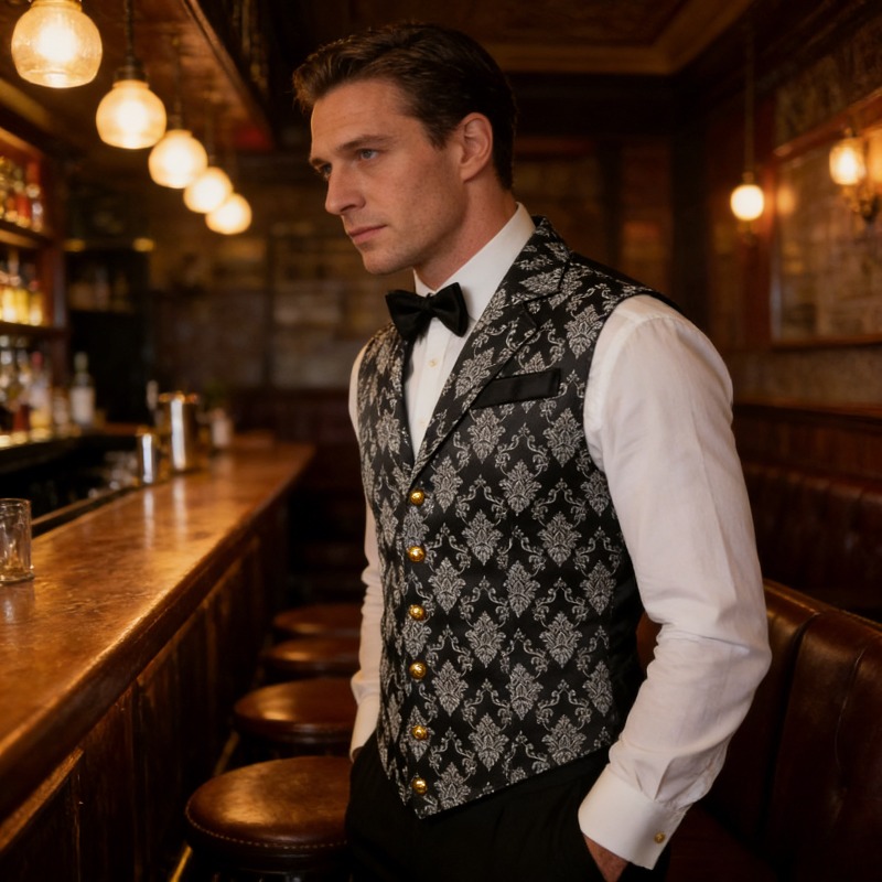 Жилет Slim Fit в британском ре – обзор и цена Men'S Formal Wear Waistcoat