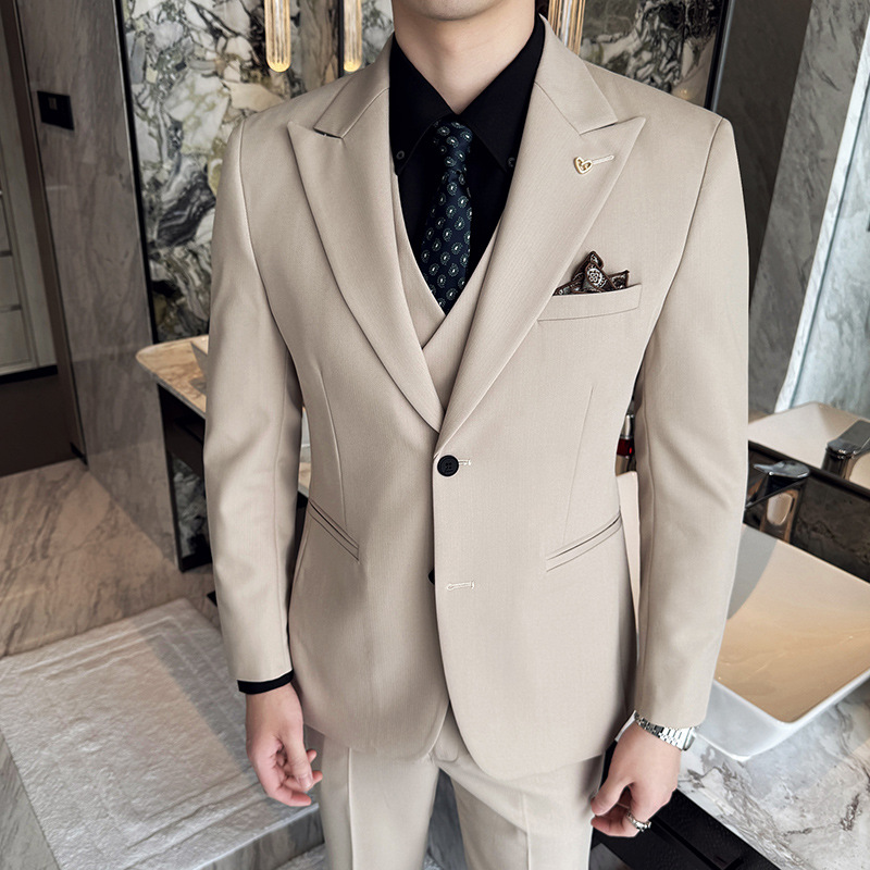 Белый мужской костюм-тройка Sl – обзор и цена Men'S Formal Dinner Wear