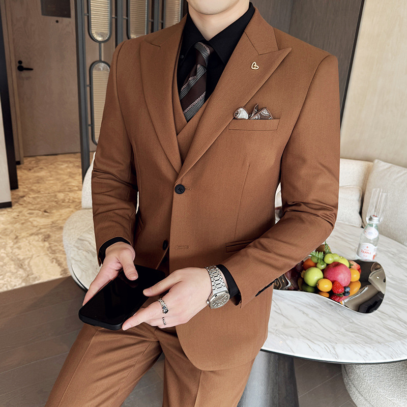 Белый мужской костюм-тройка Sl – обзор и цена Men'S Formal Dinner Wear