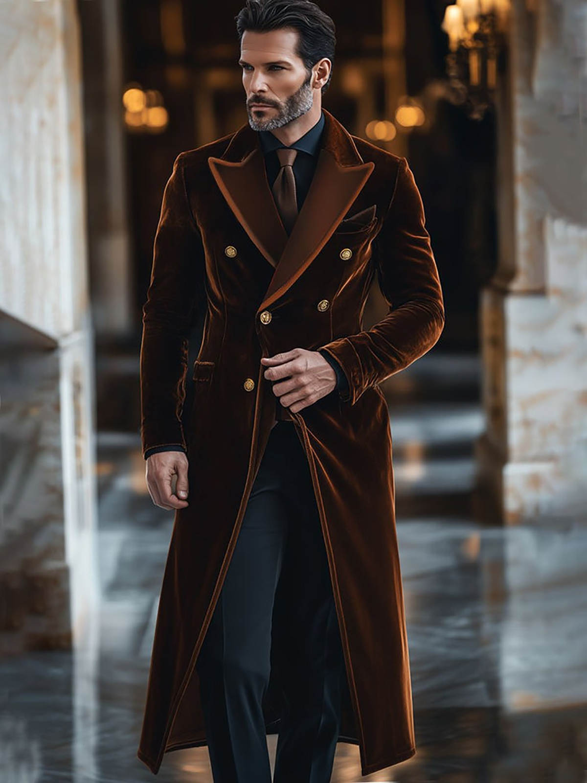 Коричневое бархатное мужское д – обзор и цена Men'S Formal Wear Waistcoat