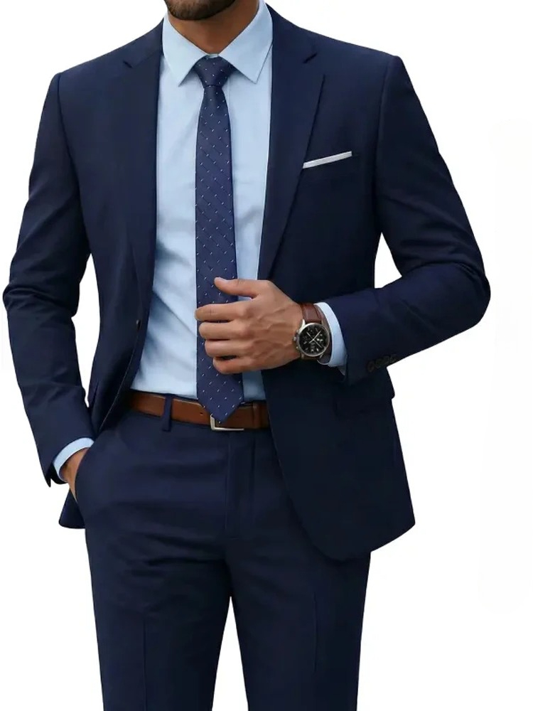 Мужской костюм-двойка (пиджак  – обзор и цена Men'S Formal Dinner Wear