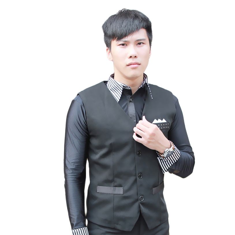 Мужской черный латинский отдел – обзор и цена Men'S Formal Wear Waistcoat