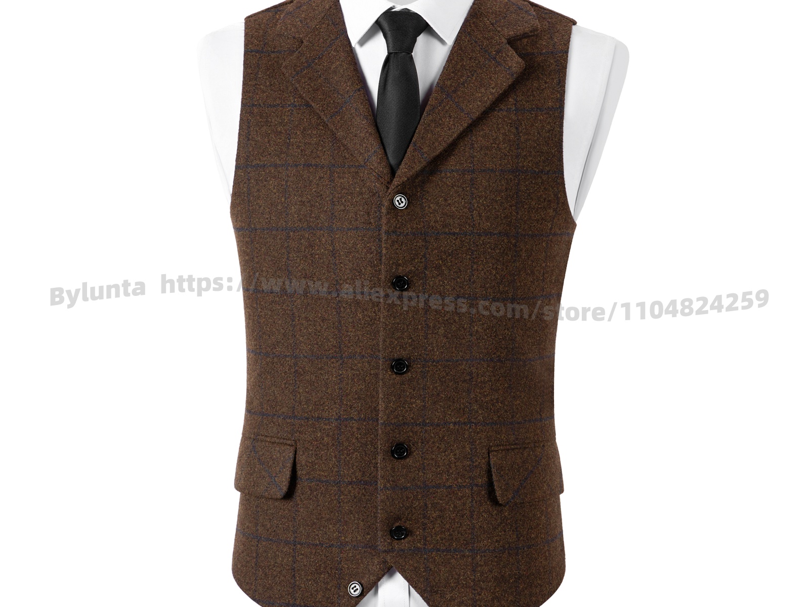 Мужской шерстяной жилет в клет – обзор и цена Men'S Formal Wear Waistcoat