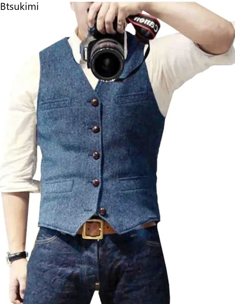 Мужской винтажный жилет с V-об – обзор и цена Men'S Formal Wear Waistcoat