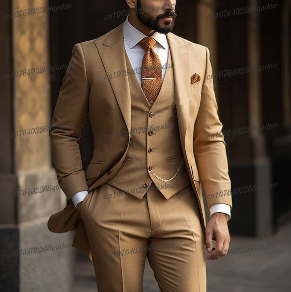 Мужской костюм темно-фиолетово – обзор и цена Men Formal Wear Purple