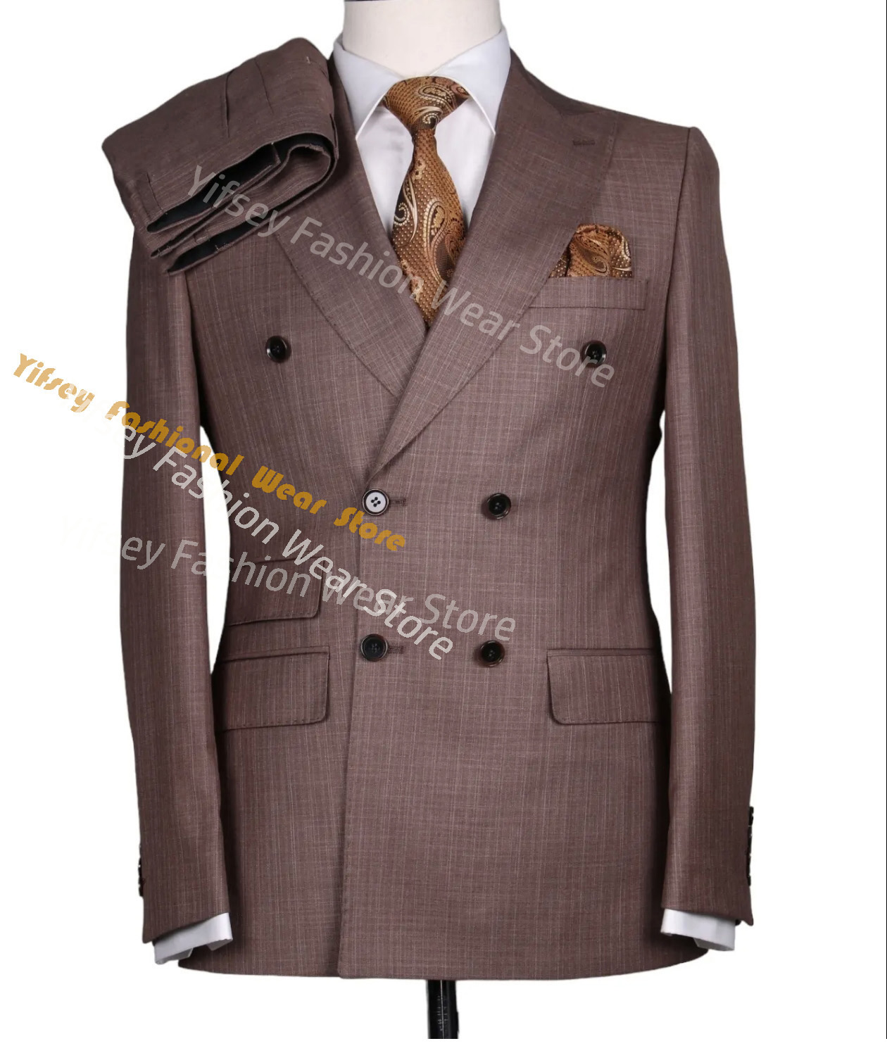 Коричневый летний мужской кост – обзор и цена Latest Men Formal Wear